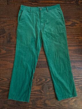 Club Room Green Corduroy Pants 32x30
